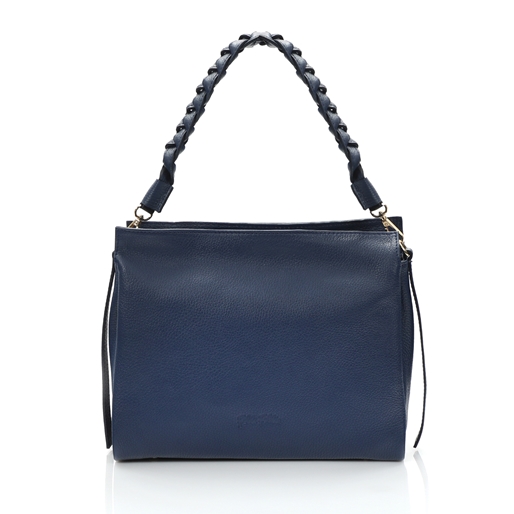 Metropolitan Fab medium blue leather shoulder bag-