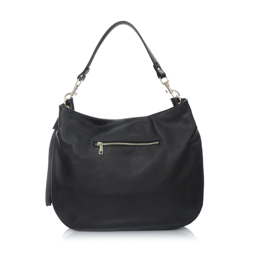 Metropolitan Fab large black leather shoulder bag-