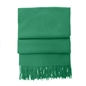 Knitted scarf from cashmere green-