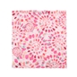 Scarf from viscose with pink circles pattern-