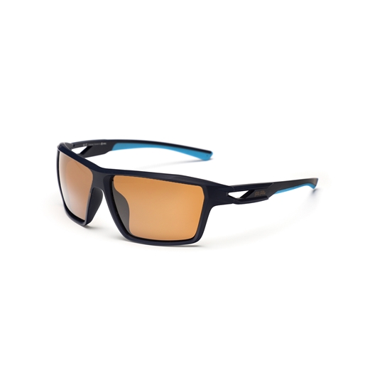 Sunglasses wrap around mask in matte blue color-
