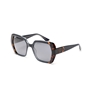 Sunglasses large square mask in black color-