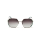 Sunglasses metallic polygon mask in green color-