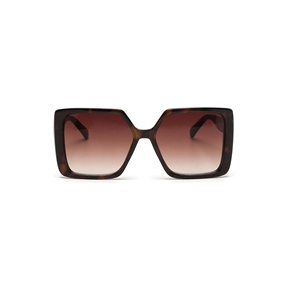 Sunglasses oversize square mask in brown color-