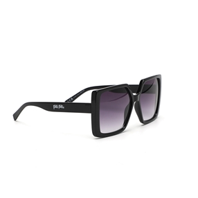 Sunglasses oversize square mask in black color-