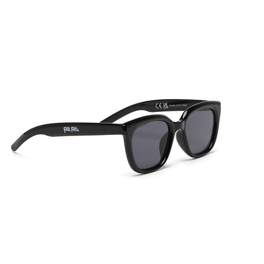 Sunglasses medium squared round mask black color-