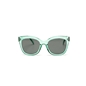 Γυαλιά ηλίου μεγάλη στρογγυλή μάσκα διάφανο πράσινο χρώμα-
