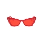 Sunglasses butterfly shape in red color-