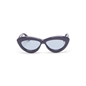 Sunglasses rounded butterfly shape in purple color-