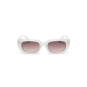 Sunglasses small rectangular mask light blue color-