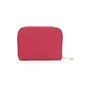 Mini Discoveries small fuchsia leather wallet with zipper-