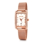 Style Swing Oblong Case With Stones Bracelet Watch -