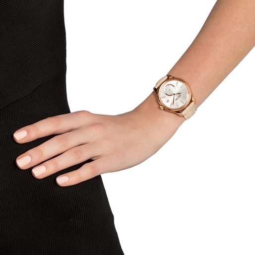 Style Bonding Big Case Leather Watch-