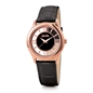 Time Illusion Medium Case Leather Watch-