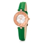 Chic and Sleek Small Case Leather Watch-