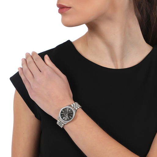 Eternally Mine bracelet watch with gray dial-