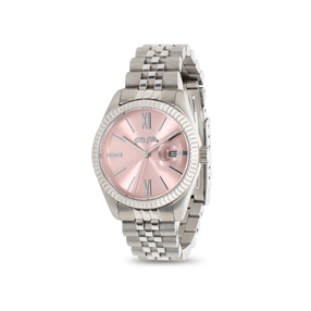Eternally Mine bracelet watch with pink dial-